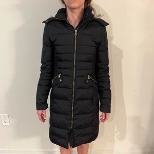 XS Long Black Express Coat